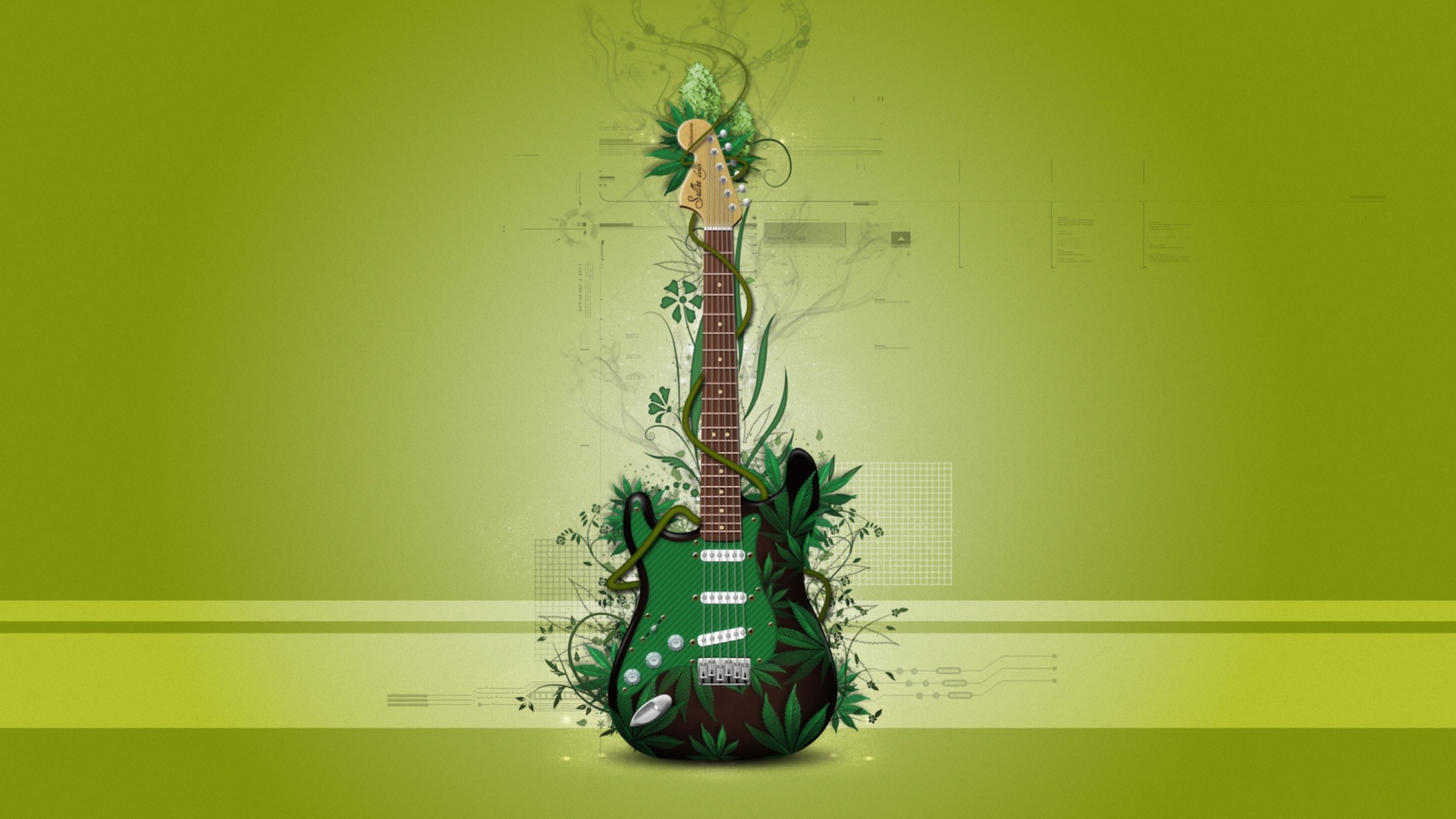 Fondo de pantalla Music Guitar 1600x900