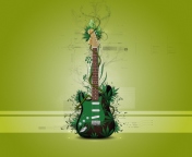 Das Music Guitar Wallpaper 176x144