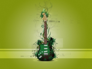 Fondo de pantalla Music Guitar 320x240