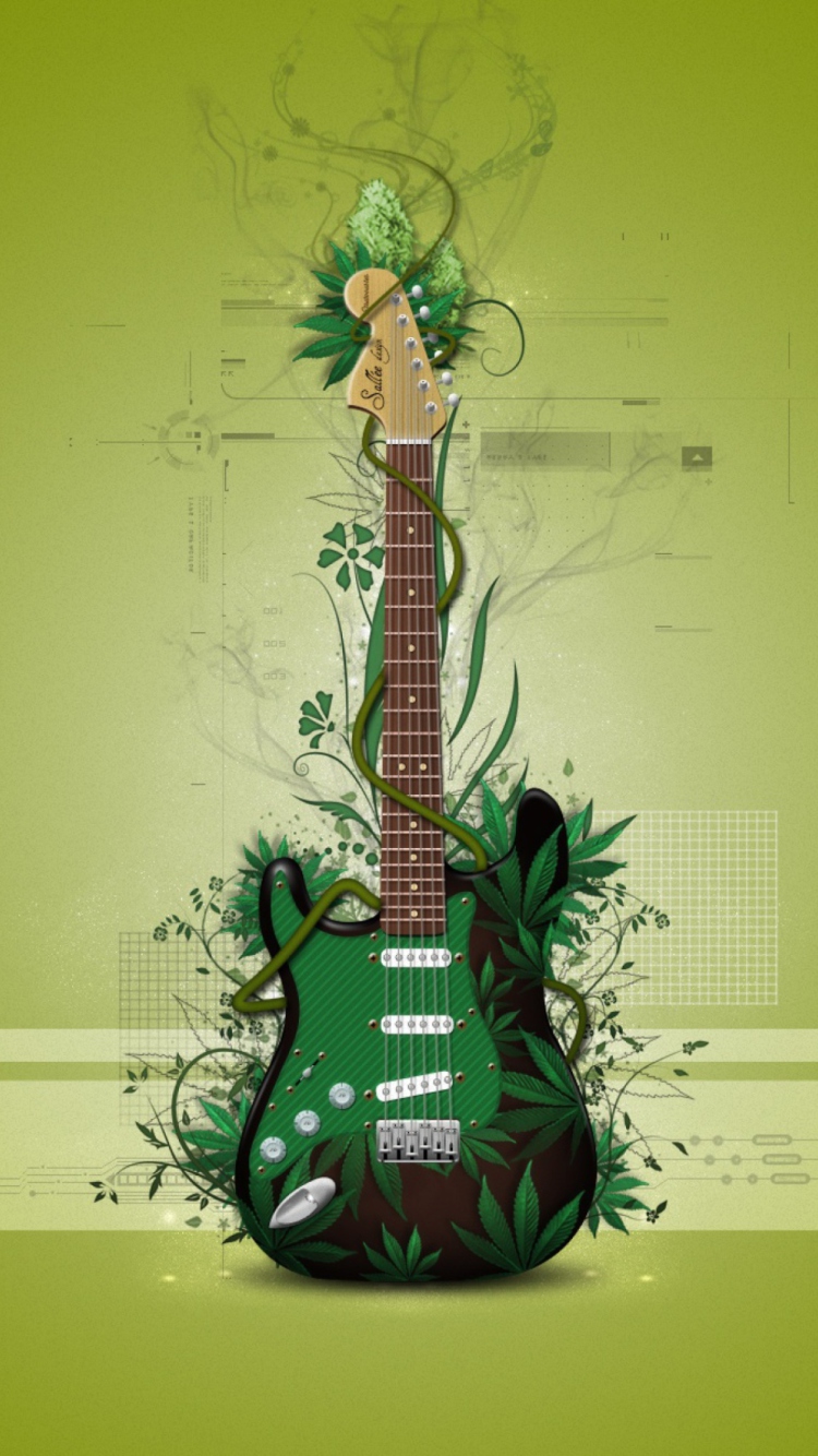 Screenshot №1 pro téma Music Guitar 750x1334