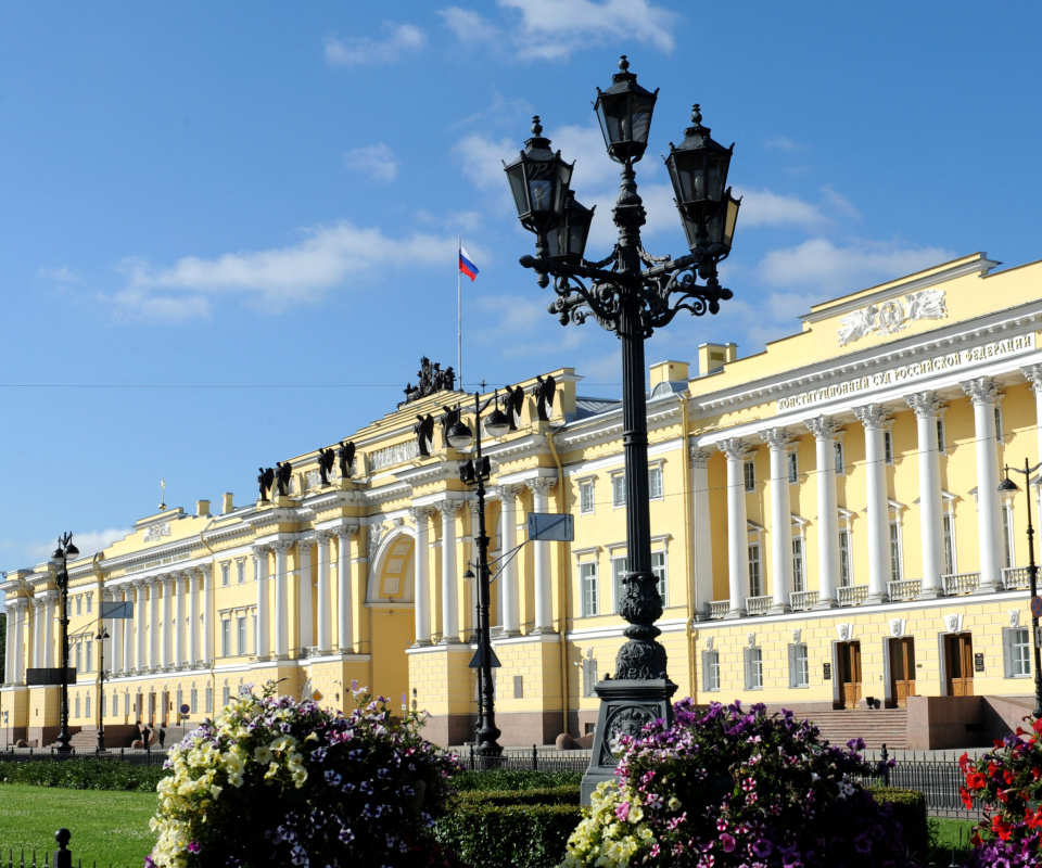 Обои Saint Petersburg, Peterhof Palace 960x800
