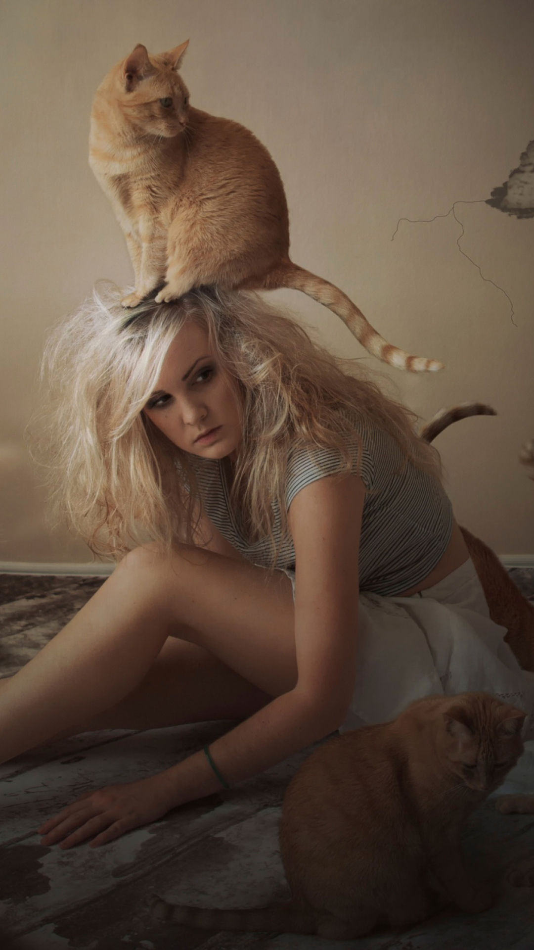 Cat Girl wallpaper 1080x1920