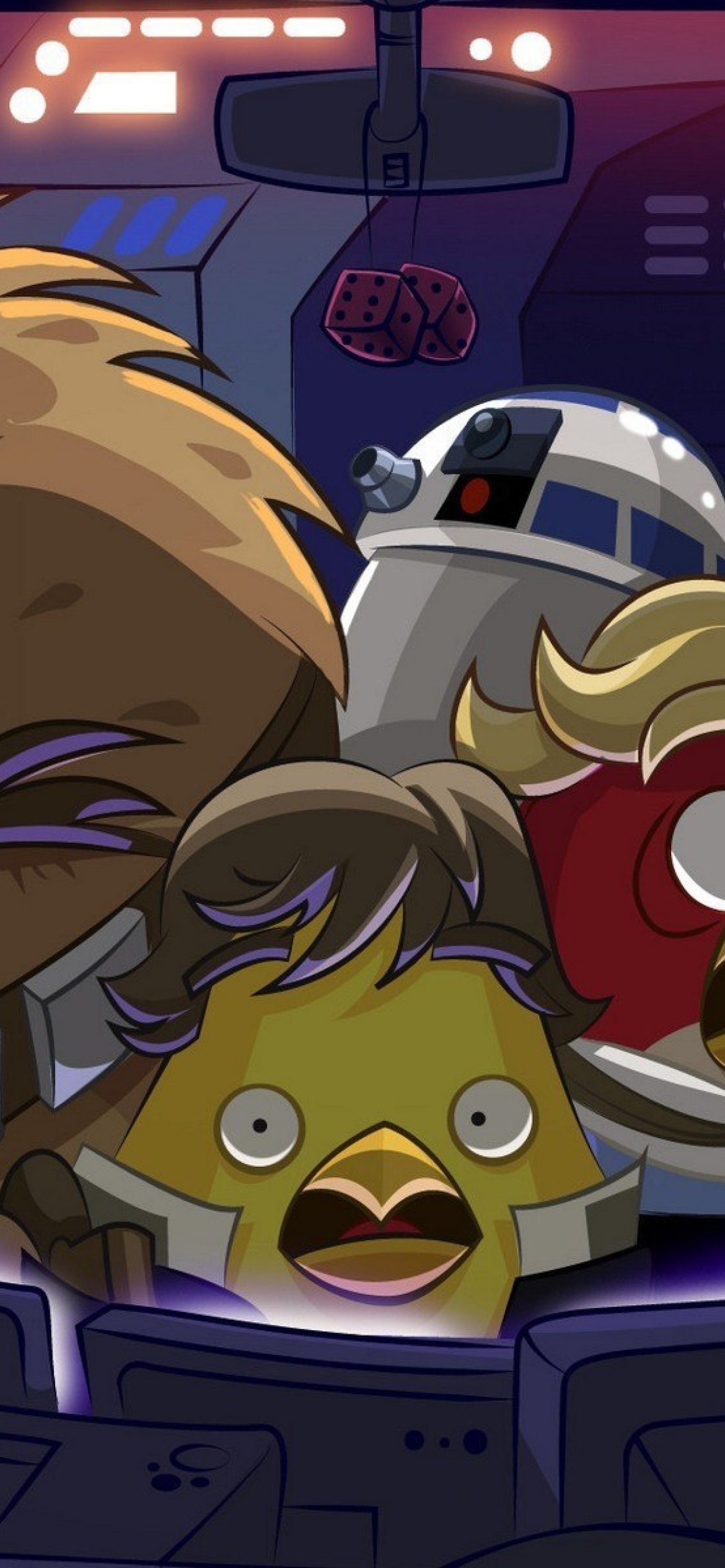 Screenshot №1 pro téma Angry Birds Star Wars 1170x2532