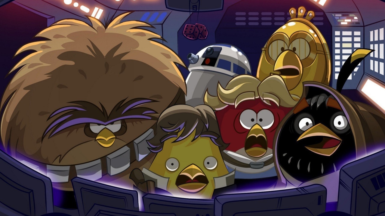 Fondo de pantalla Angry Birds Star Wars 1280x720