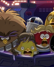 Fondo de pantalla Angry Birds Star Wars 176x220