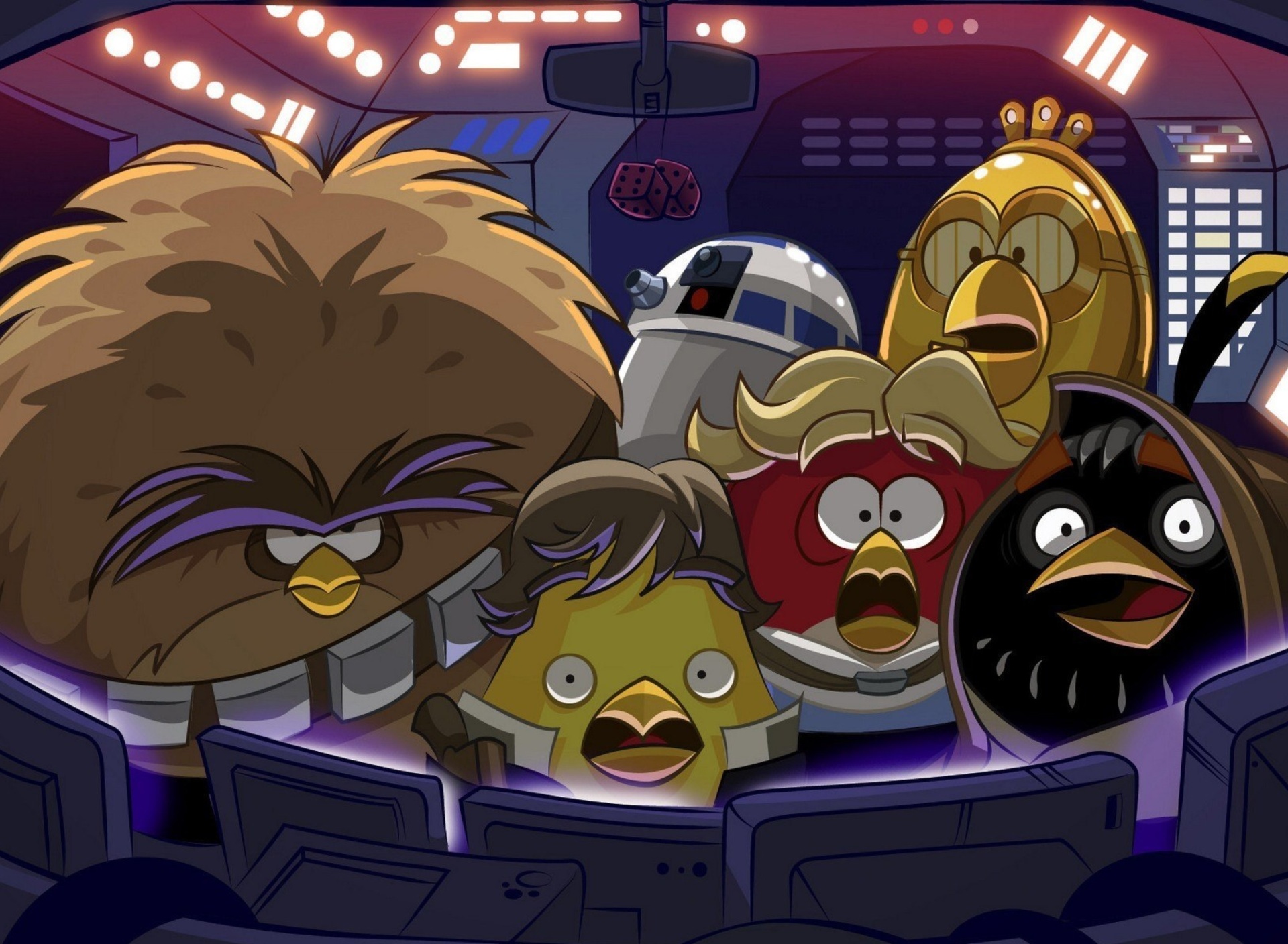 Screenshot №1 pro téma Angry Birds Star Wars 1920x1408