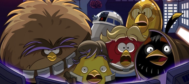 Screenshot №1 pro téma Angry Birds Star Wars 720x320