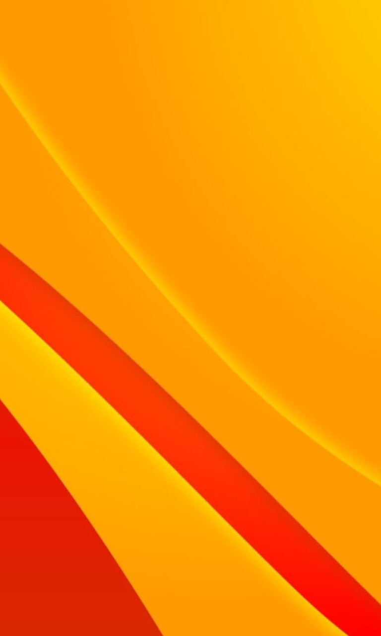 Das Bends orange lines Wallpaper 768x1280