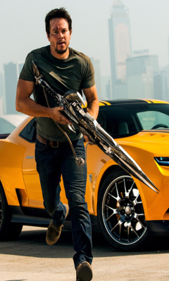 Fondo de pantalla Mark Wahlberg In Transformers 240x400