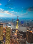Sfondi Shanghai Sunset 132x176