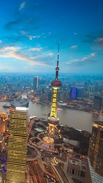 Shanghai Sunset screenshot #1 360x640