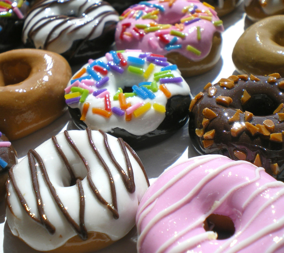 Обои Donuts 1080x960