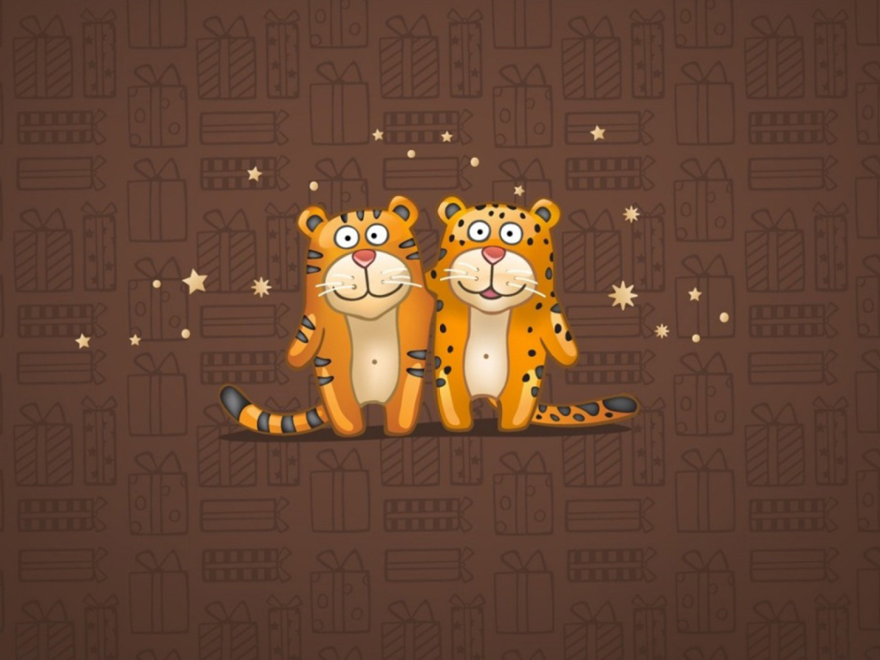 Sfondi Cute Tigers 1280x960