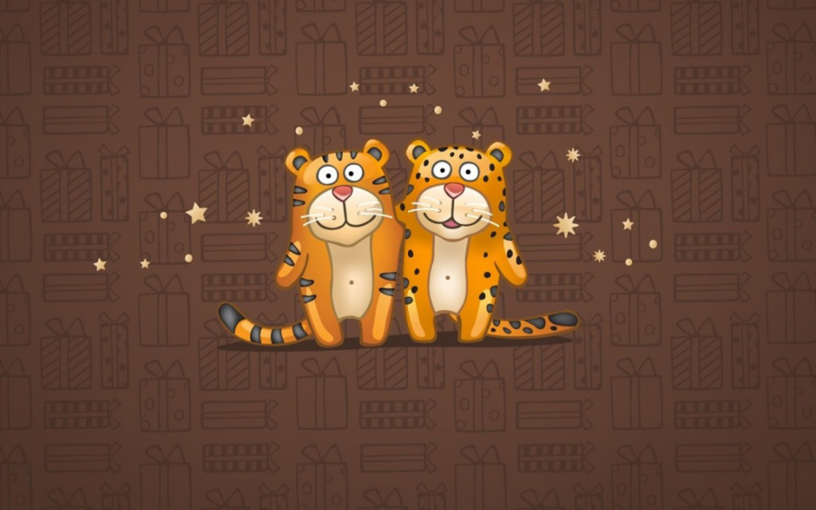 Sfondi Cute Tigers 1680x1050