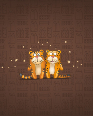 Cute Tigers papel de parede para celular para iPhone 4S