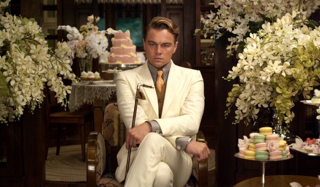 Das Leonardo DiCaprio from The Great Gatsby Movie Wallpaper 1024x600