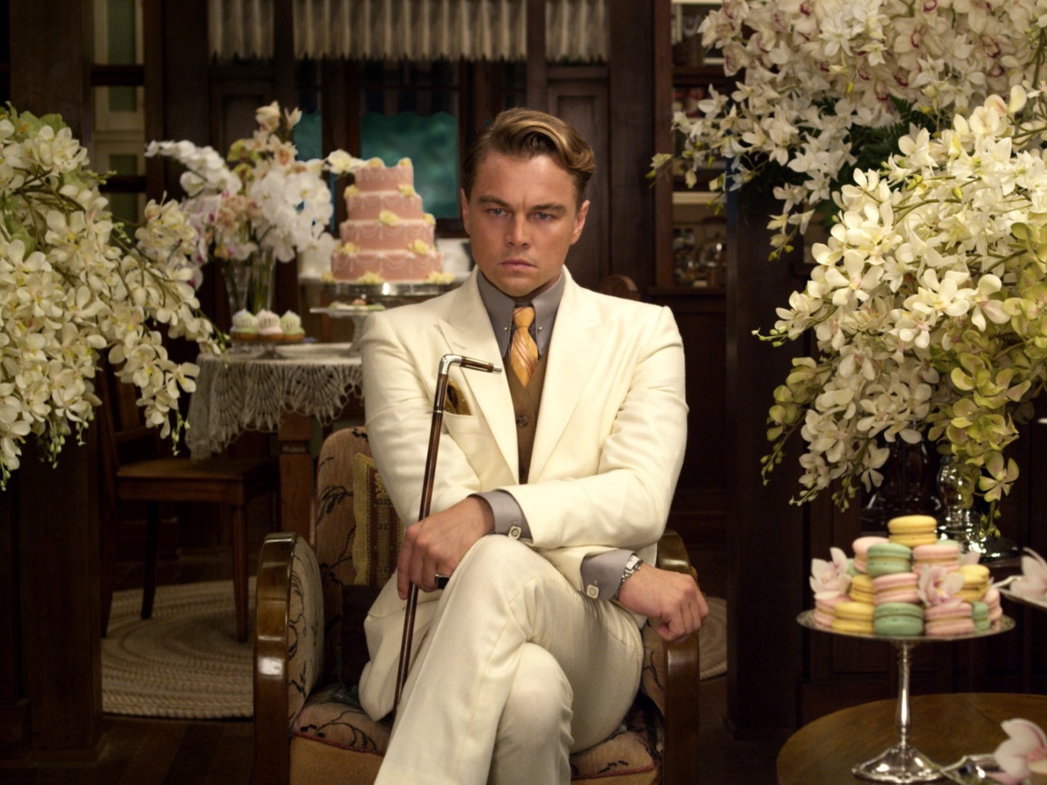 Fondo de pantalla Leonardo DiCaprio from The Great Gatsby Movie 1152x864