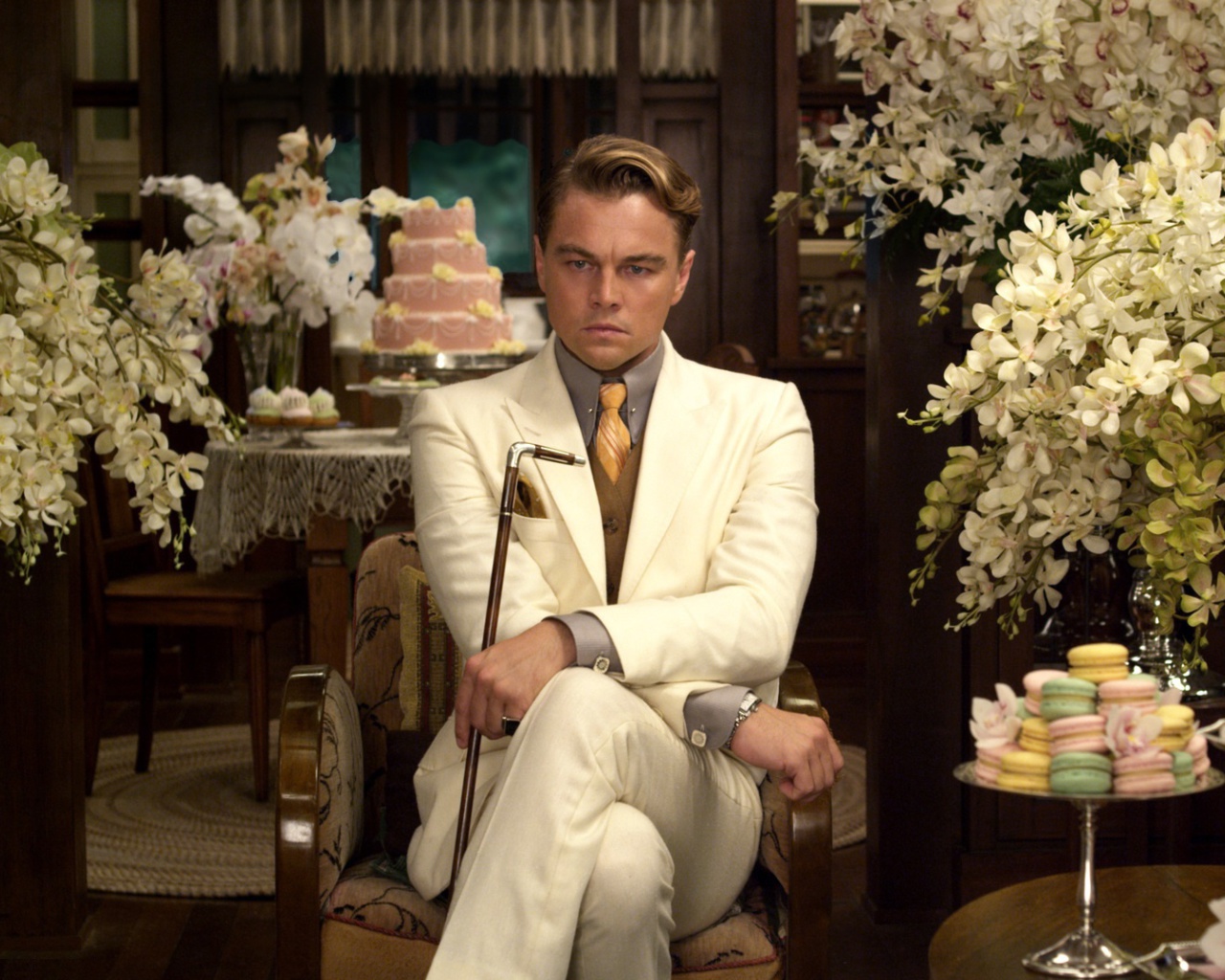 Sfondi Leonardo DiCaprio from The Great Gatsby Movie 1280x1024