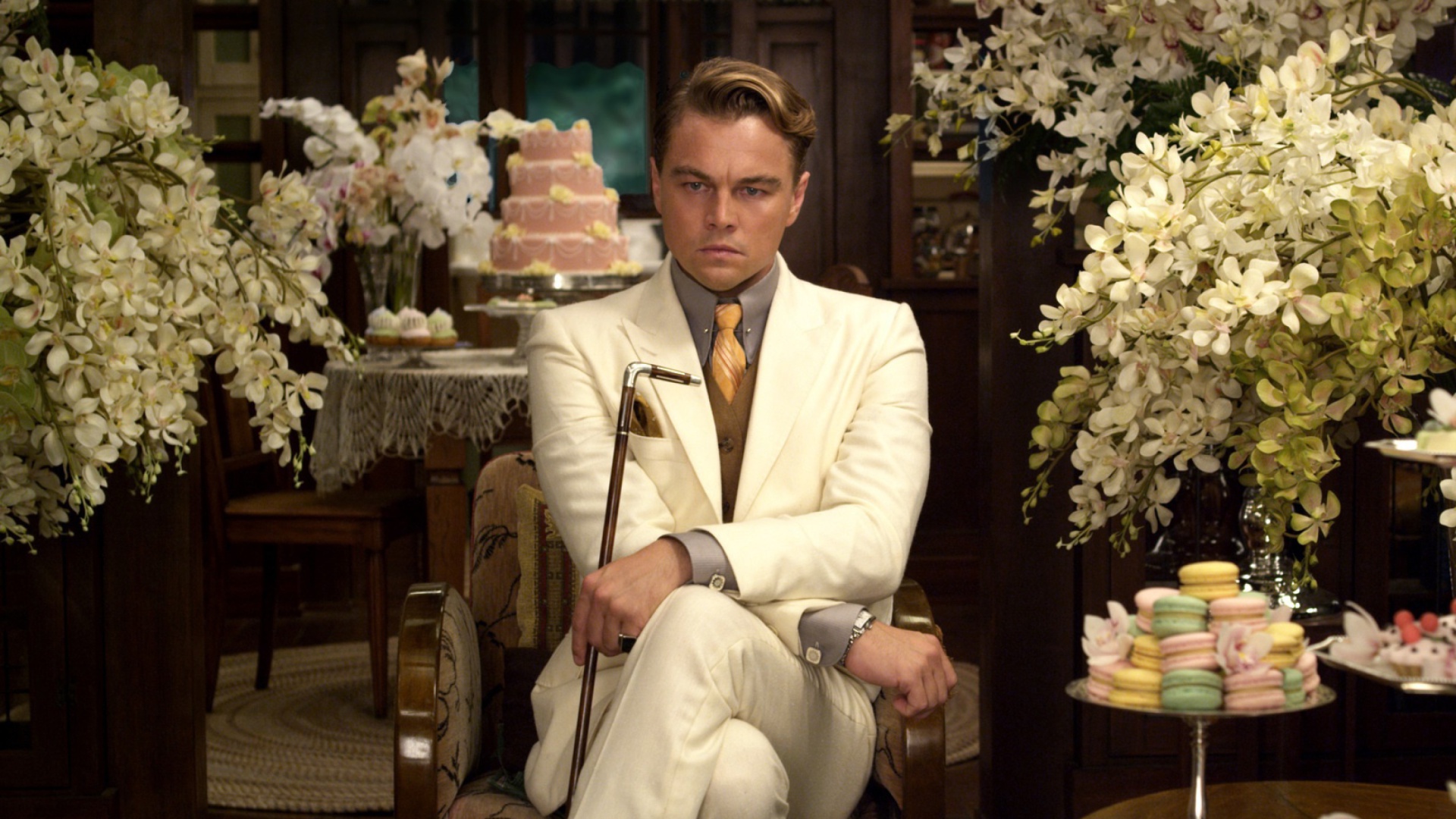 Screenshot №1 pro téma Leonardo DiCaprio from The Great Gatsby Movie 1920x1080