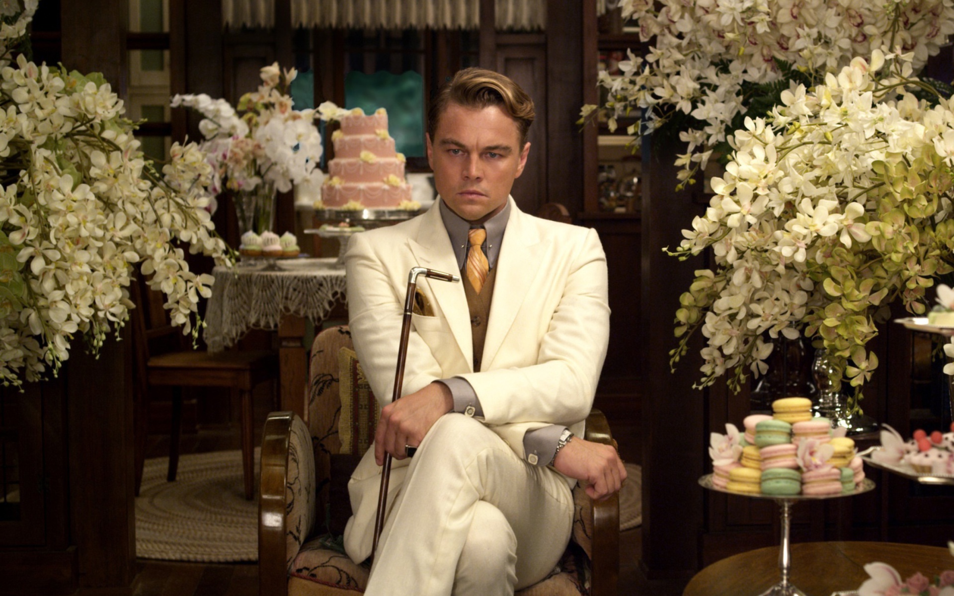 Fondo de pantalla Leonardo DiCaprio from The Great Gatsby Movie 1920x1200