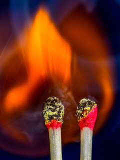 Fire from matches screenshot #1 240x320