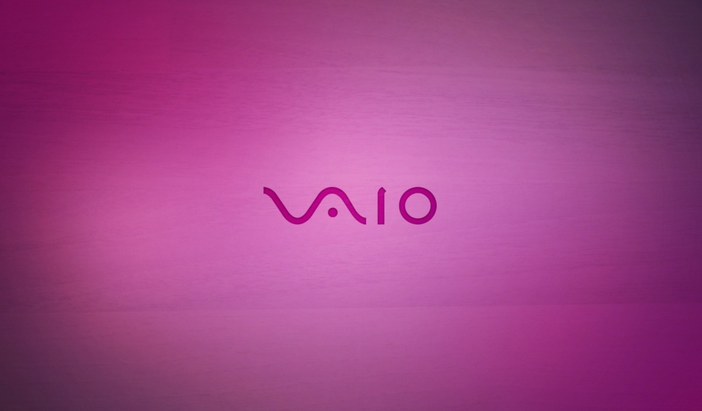 Pink Sony Vaio Logo wallpaper 1024x600