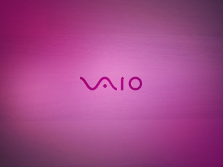 Screenshot №1 pro téma Pink Sony Vaio Logo 320x240