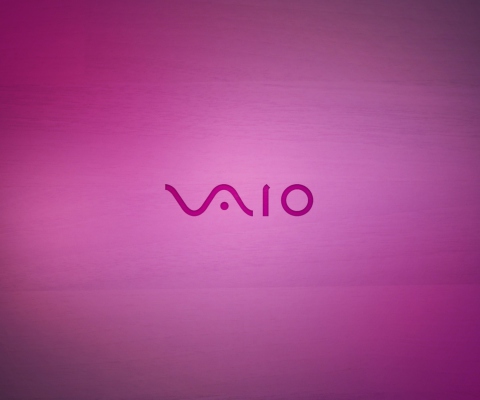 Screenshot №1 pro téma Pink Sony Vaio Logo 480x400