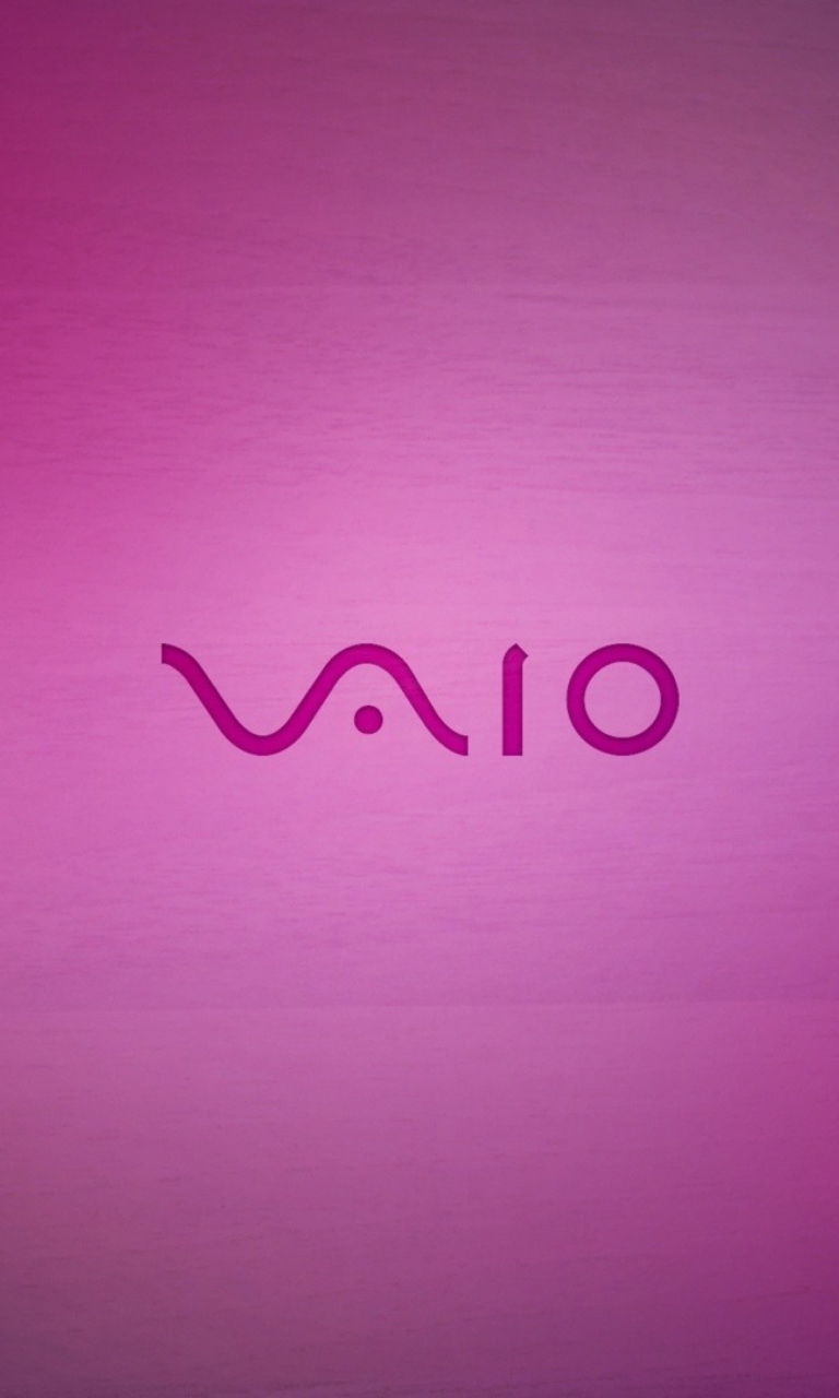 Das Pink Sony Vaio Logo Wallpaper 768x1280