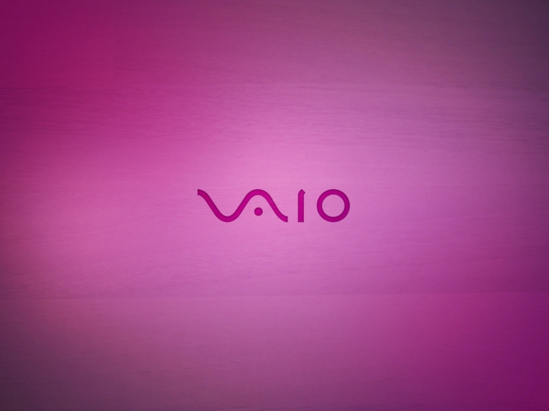 Обои Pink Sony Vaio Logo 800x600