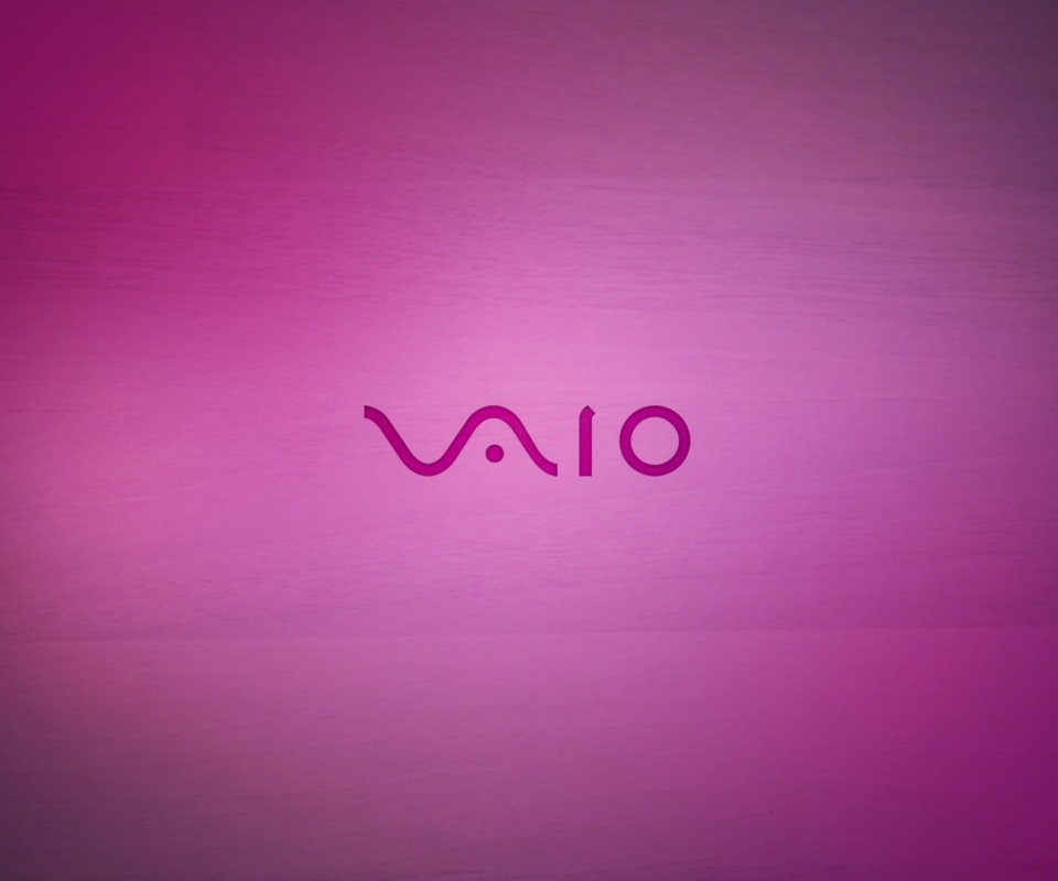Обои Pink Sony Vaio Logo 960x800