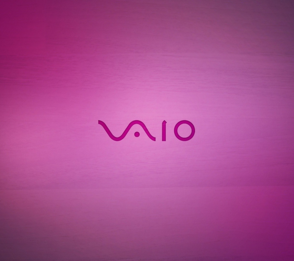 Das Pink Sony Vaio Logo Wallpaper 960x854