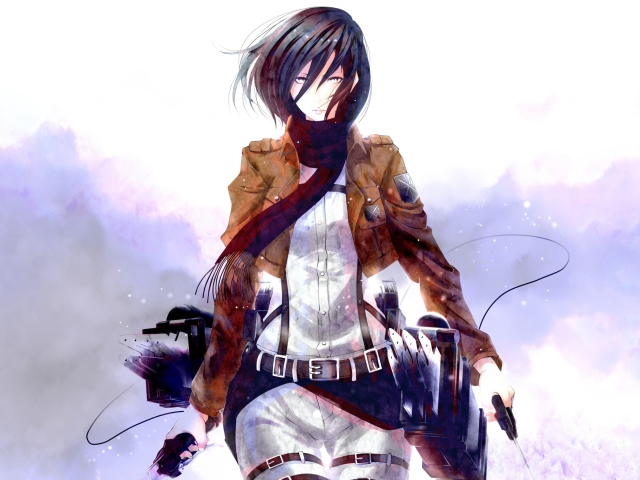 Screenshot №1 pro téma Mikasa Ackerman 640x480