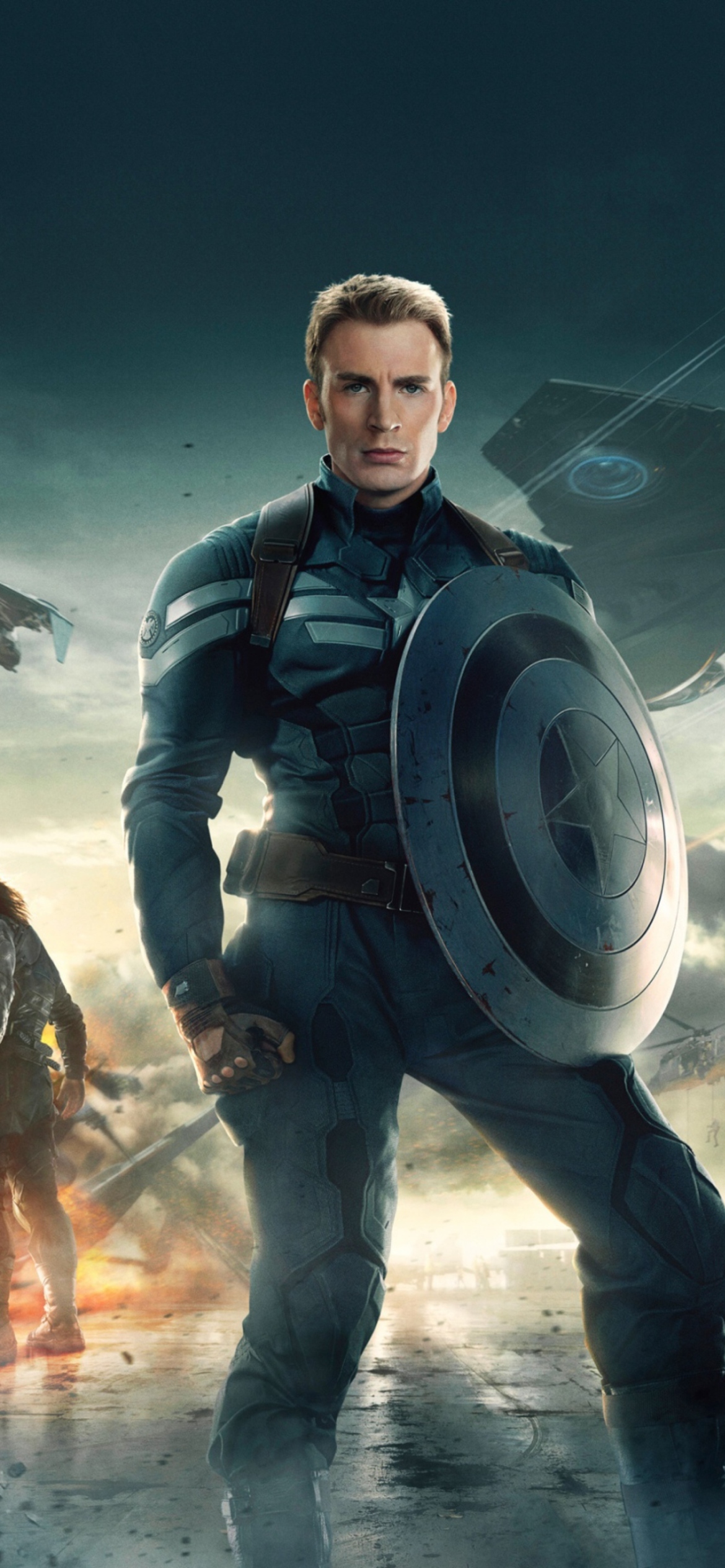 Das Captain America The Winter Soldier 2014 Wallpaper 1170x2532