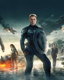 Screenshot №1 pro téma Captain America The Winter Soldier 2014 128x160