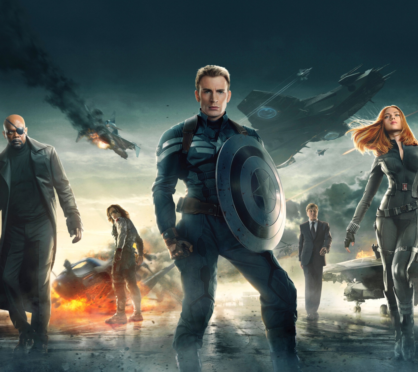 Fondo de pantalla Captain America The Winter Soldier 2014 1440x1280