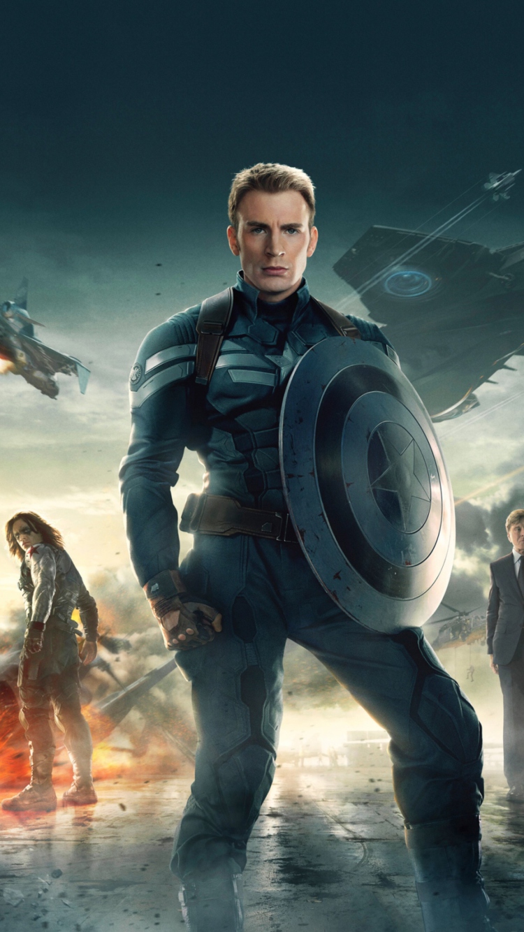 Captain America The Winter Soldier 2014 wallpaper 750x1334