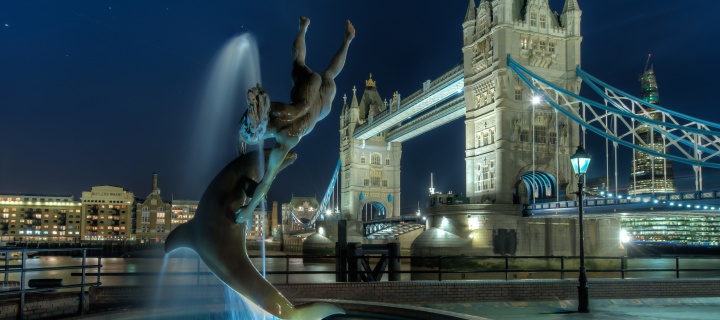 Screenshot №1 pro téma Tower Bridge in London 720x320