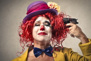 Sad Clown Picture for Android, iPhone and iPad