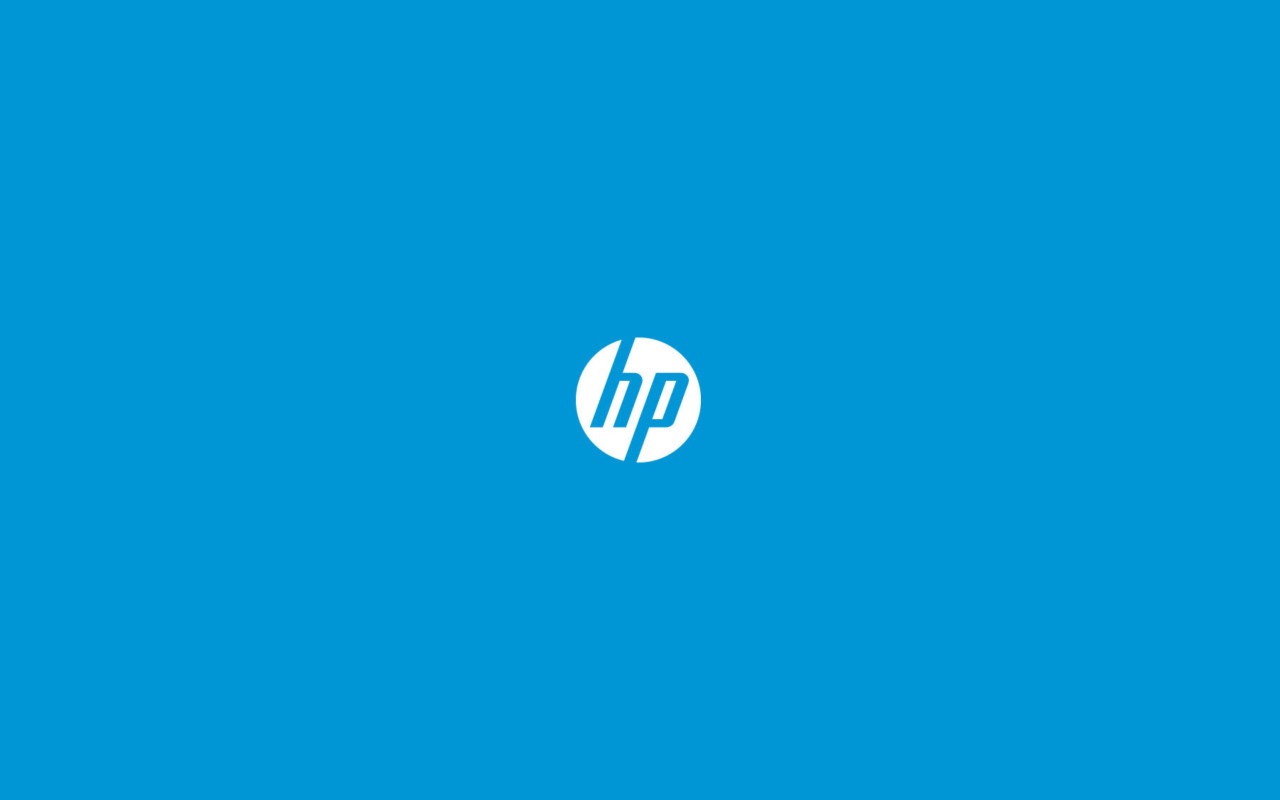 Fondo de pantalla Hewlett-Packard Logo 1280x800