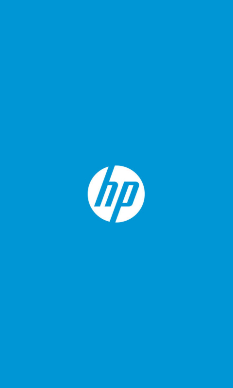 Das Hewlett-Packard Logo Wallpaper 480x800