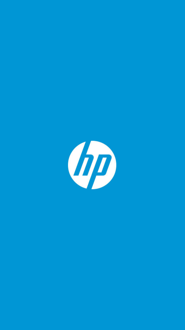 Das Hewlett-Packard Logo Wallpaper 750x1334