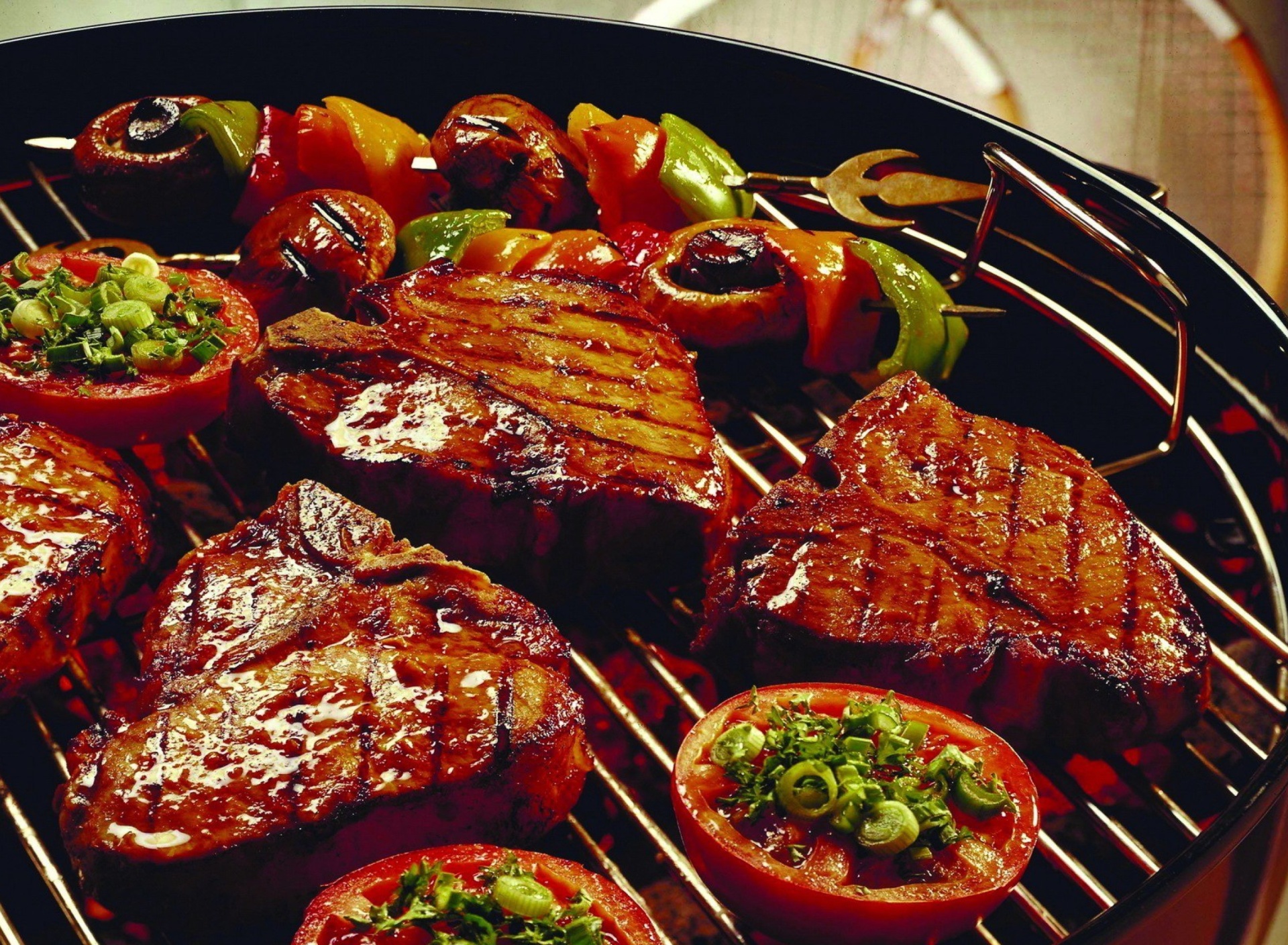 Fondo de pantalla Barbecue and Grilling Meats 1920x1408