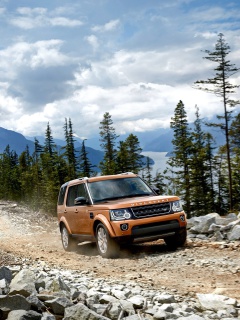 Fondo de pantalla Land Rover Discovery 240x320