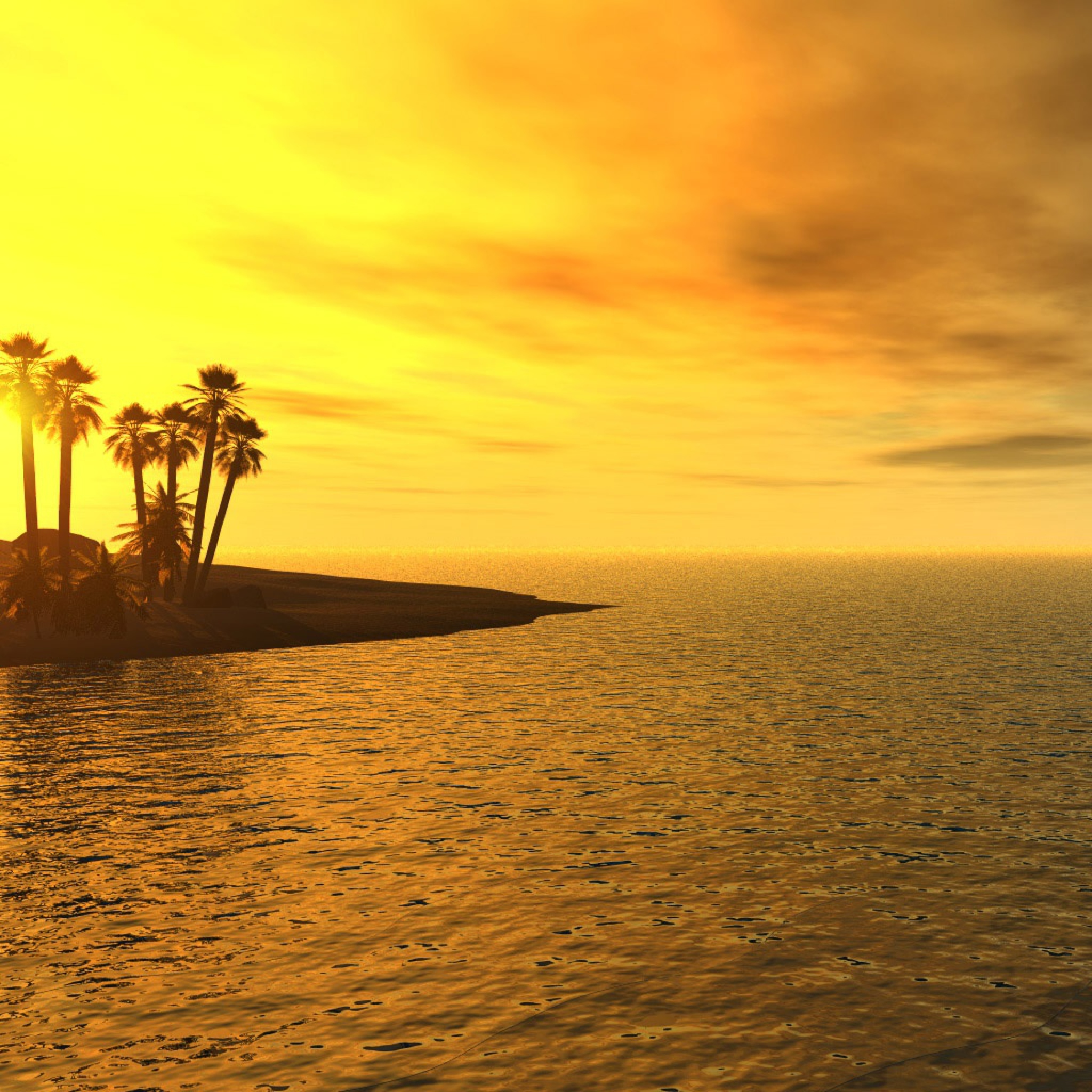 Beach Sunset screenshot #1 2048x2048