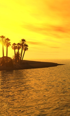 Beach Sunset screenshot #1 240x400