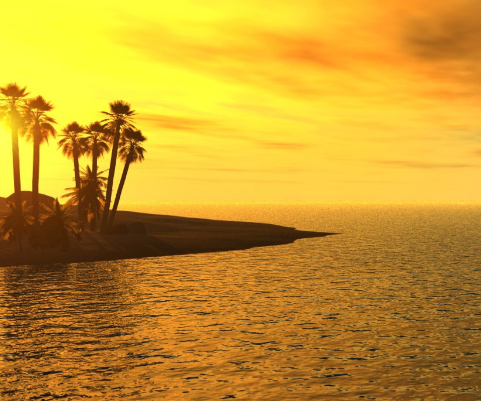 Beach Sunset screenshot #1 960x800