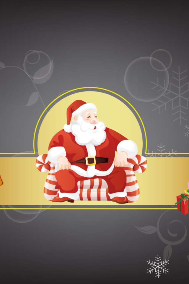 Santa Claus wallpaper 640x960