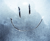 Smiley Face On Frozen Window screenshot #1 176x144