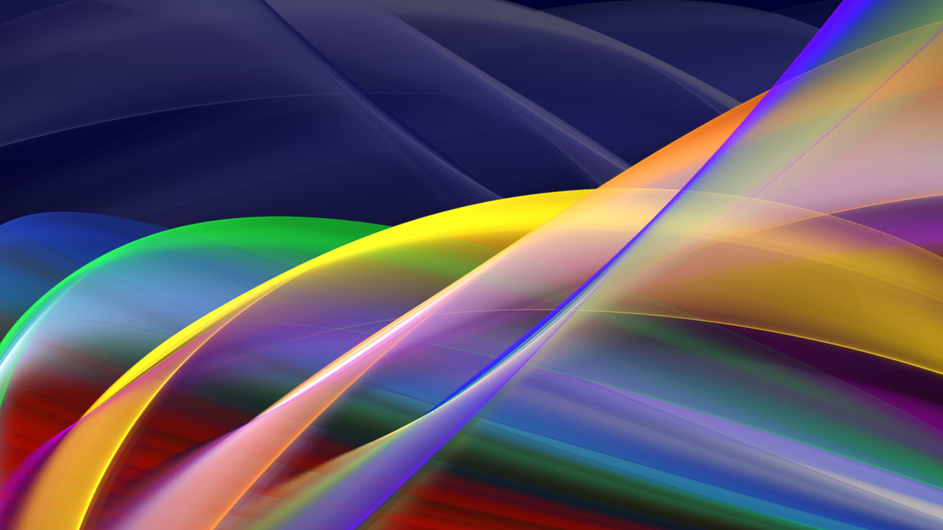 Screenshot №1 pro téma Abstract Stripes 1366x768